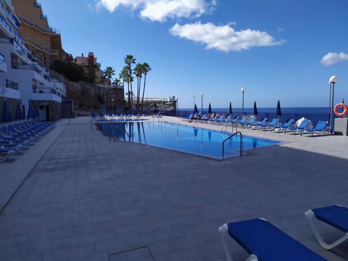 Ocean View Apartment In Taurito, Mogan - Top Floor Kültér fotó