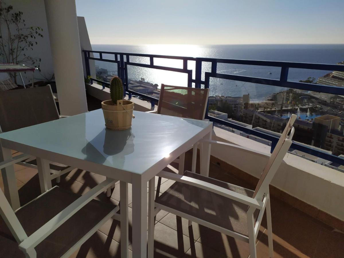 Ocean View Apartment In Taurito, Mogan - Top Floor Kültér fotó