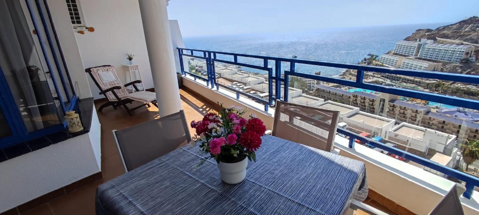 Ocean View Apartment In Taurito, Mogan - Top Floor Kültér fotó